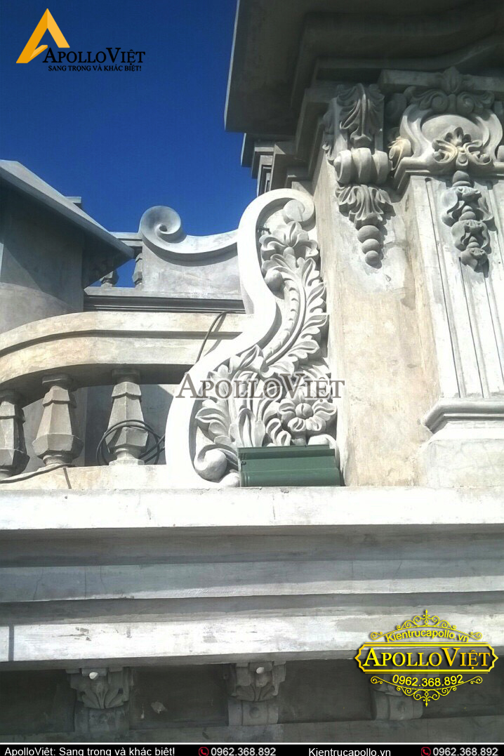 Thi công Đắp vẽ Hoa văn Phào chỉ, Phù điêu Tân cổ điển Đẹp mắt